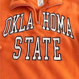 Oklahoma State Orange Quarter-Zip Pullover